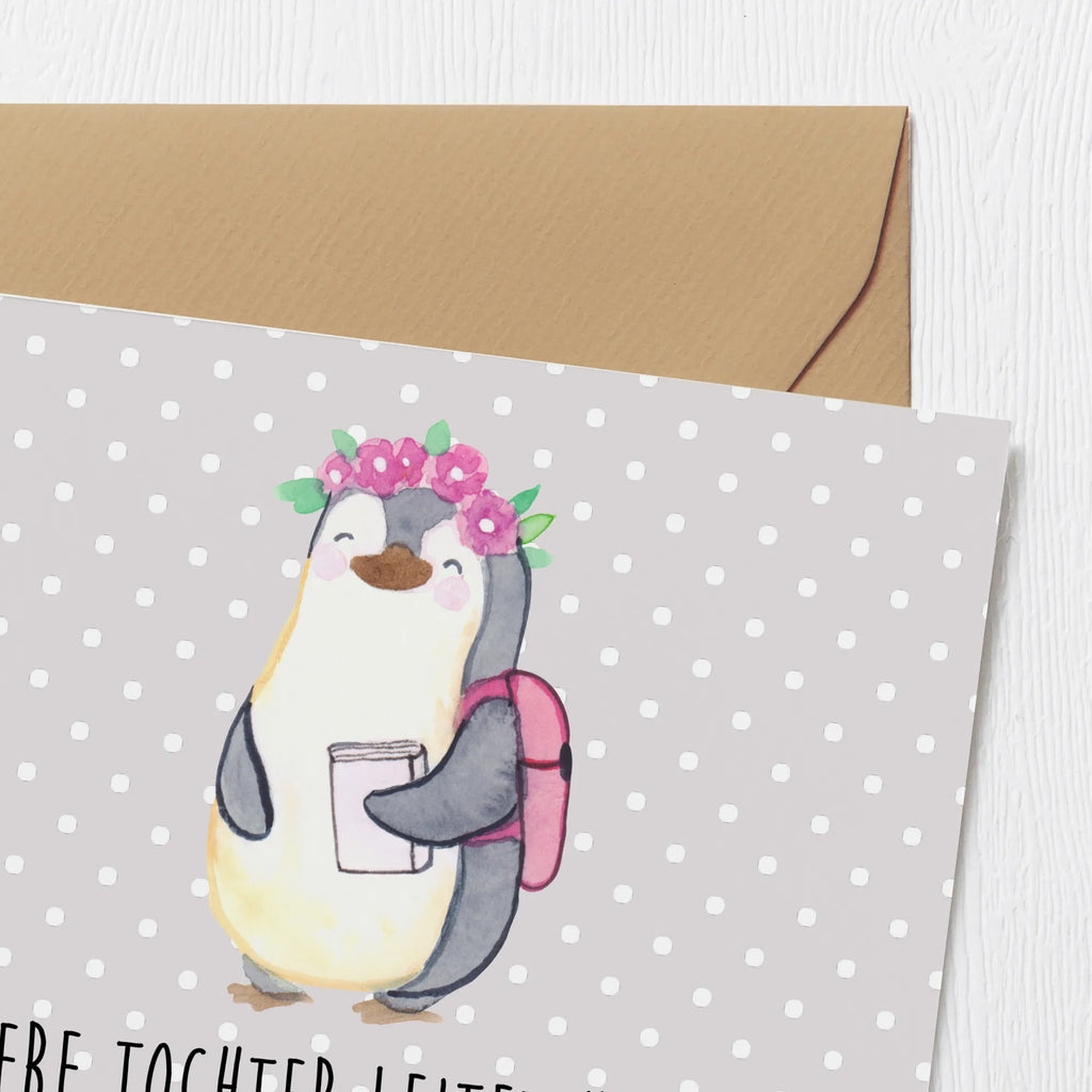 Deluxe Karte Tochter Weltherrschaft Grußkarte, Hochwertige Klappkarte, Karte, Glückwunschkarte, Hochzeitskarte, Geburtstagskarte, Klappkarte, Einladungskarte, Hochwertige Grußkarte, Familie, Vatertag, Muttertag, Bruder, Schwester, Mama, Papa, Oma, Opa