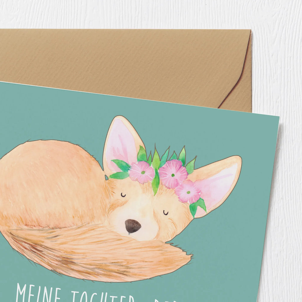 Deluxe Card Meine Tochter: Der Morgenmuffel mit Lizenz zum Schnarchen. Hochwertige Klappkarte, Glückwunschkarte, Karte, Grußkarte, Klappkarte, Hochzeitskarte, Hochwertige Grußkarte, Geburtstagskarte, Einladungskarte, Familie, Vatertag, Muttertag, Bruder, Schwester, Mama, Papa, Oma, Opa