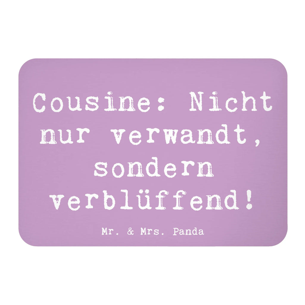 Magnet Saying Cousine: Nicht nur verwandt, sondern verblüffend! Dekomagnet, Kühlschrank Dekoration, Notiz Magnet, Whiteboard Magnet, Kühlschrankmagnet, Motivmagnete, Souvenir Magnet, Pinnwandmagnet, Familie, Vatertag, Muttertag, Bruder, Schwester, Mama, Papa, Oma, Opa