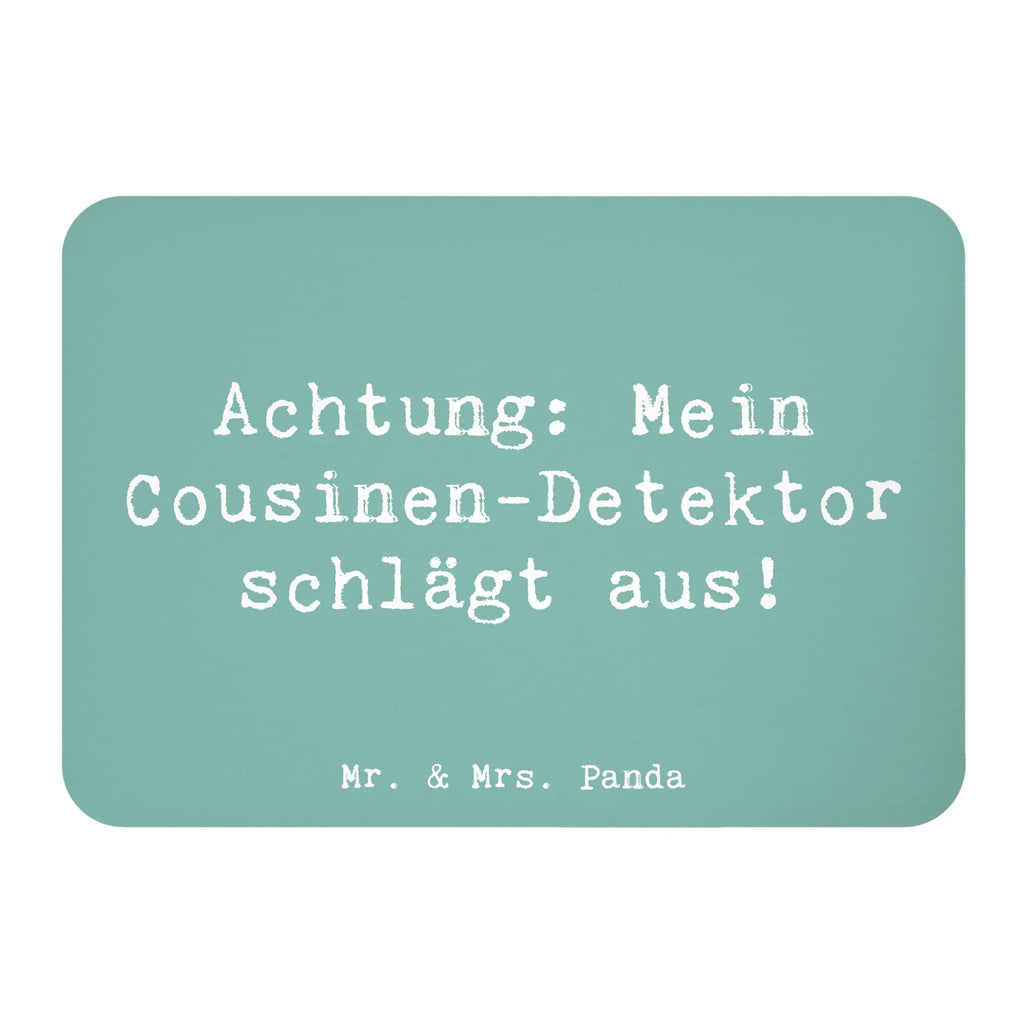 Magnet Saying Achtung: Mein Cousinen-Detektor schlägt aus! Kühlschrankmagnet, Pinnwandmagnet, Souvenir Magnet, Motivmagnete, Dekomagnet, Whiteboard Magnet, Notiz Magnet, Kühlschrank Dekoration, Familie, Vatertag, Muttertag, Bruder, Schwester, Mama, Papa, Oma, Opa