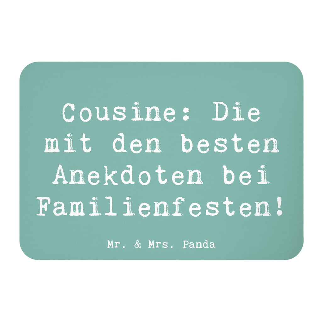 Magnet Saying Cousine: Die mit den besten Anekdoten bei Familienfesten! Kühlschrankmagnet, Pinnwandmagnet, Souvenir Magnet, Motivmagnete, Dekomagnet, Whiteboard Magnet, Notiz Magnet, Kühlschrank Dekoration, Familie, Vatertag, Muttertag, Bruder, Schwester, Mama, Papa, Oma, Opa