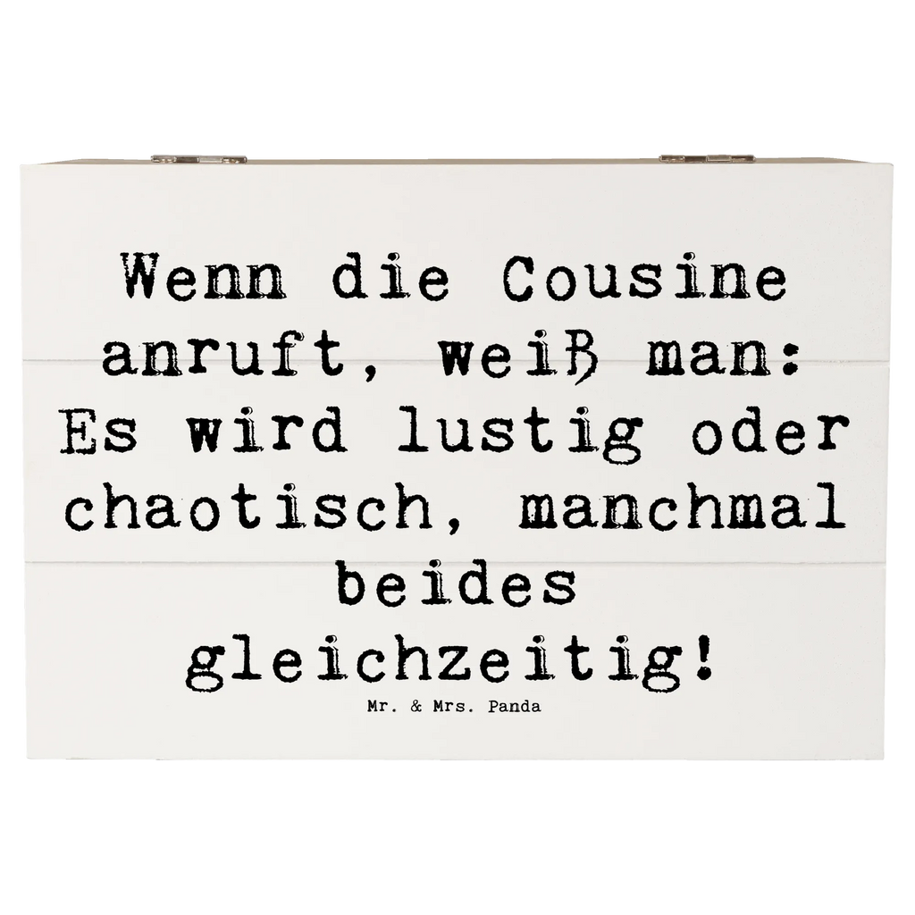 Holzkiste Spruch Cousine Abenteuer Dekokiste, Erinnerungskiste, Kiste, Geschenkdose, Schatzkiste, XXL, Geschenkbox, Aufbewahrungsbox, Truhe, Holzkiste, Schatulle, Erinnerungsbox, Familie, Vatertag, Muttertag, Bruder, Schwester, Mama, Papa, Oma, Opa