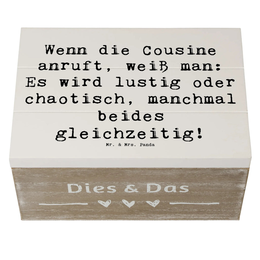 Holzkiste Spruch Cousine Abenteuer Dekokiste, Erinnerungskiste, Kiste, Geschenkdose, Schatzkiste, XXL, Geschenkbox, Aufbewahrungsbox, Truhe, Holzkiste, Schatulle, Erinnerungsbox, Familie, Vatertag, Muttertag, Bruder, Schwester, Mama, Papa, Oma, Opa