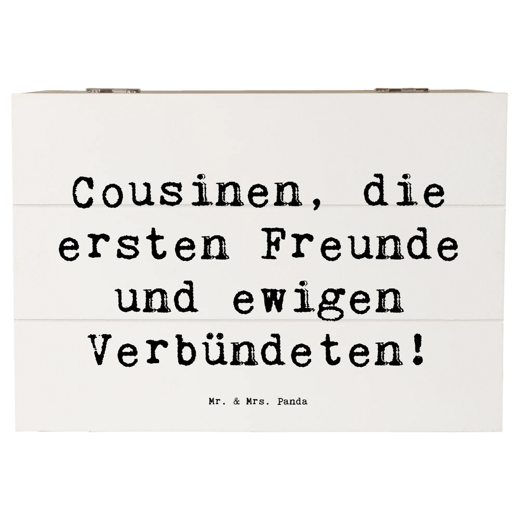 Holzkiste Spruch Cousine Freunde Geschenkdose, Erinnerungskiste, Truhe, Dekokiste, Geschenkbox, Holzkiste, Erinnerungsbox, Schatzkiste, Schatulle, XXL, Aufbewahrungsbox, Kiste, Familie, Vatertag, Muttertag, Bruder, Schwester, Mama, Papa, Oma, Opa
