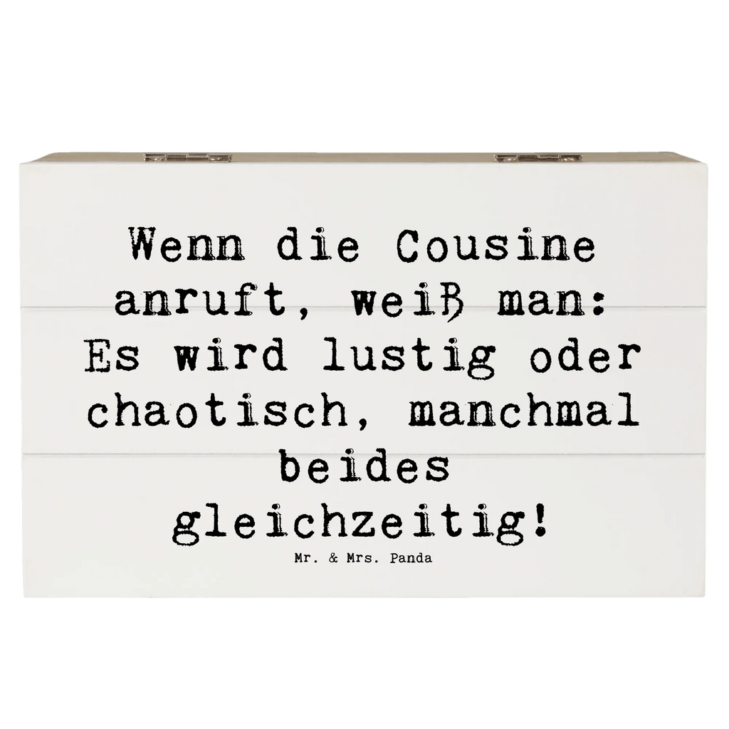 Holzkiste Spruch Cousine Abenteuer Dekokiste, Erinnerungskiste, Kiste, Geschenkdose, Schatzkiste, XXL, Geschenkbox, Aufbewahrungsbox, Truhe, Holzkiste, Schatulle, Erinnerungsbox, Familie, Vatertag, Muttertag, Bruder, Schwester, Mama, Papa, Oma, Opa