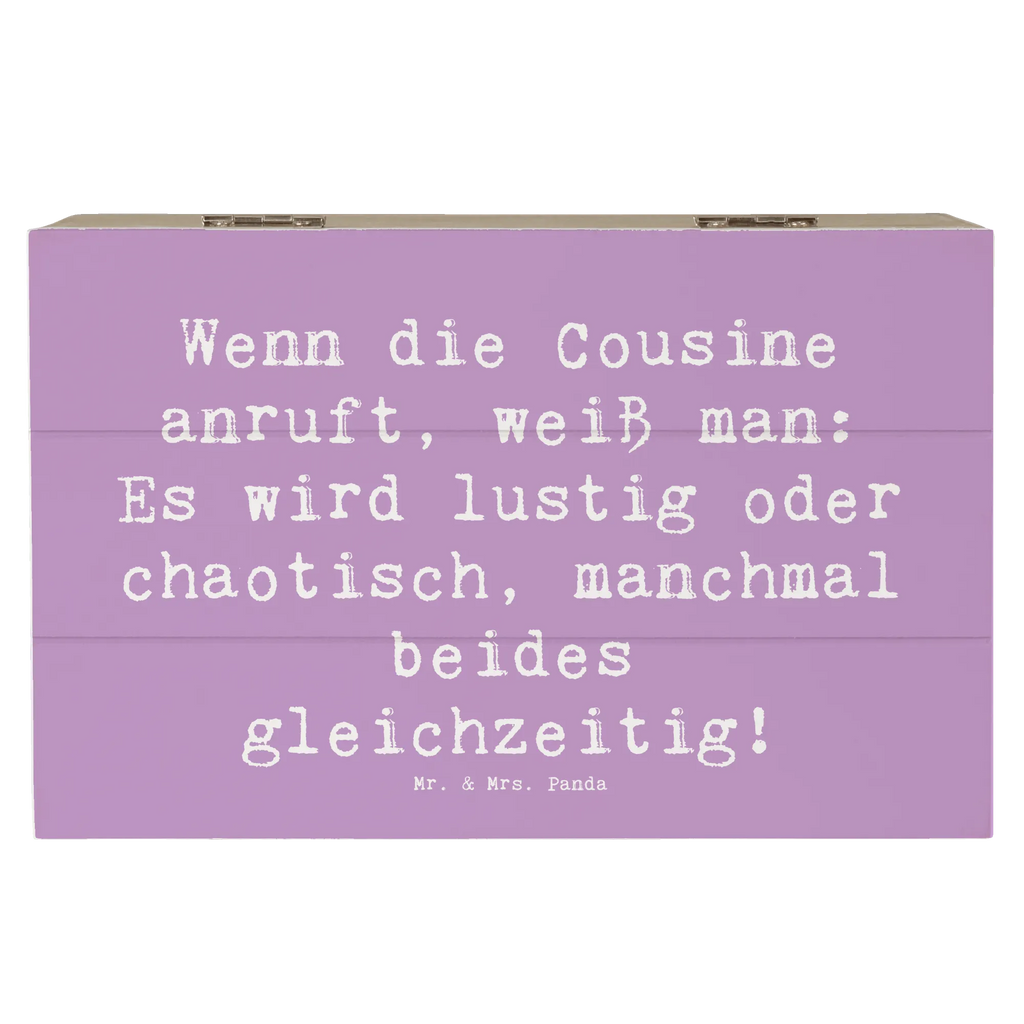 Holzkiste Spruch Cousine Abenteuer Dekokiste, Erinnerungskiste, Kiste, Geschenkdose, Schatzkiste, XXL, Geschenkbox, Aufbewahrungsbox, Truhe, Holzkiste, Schatulle, Erinnerungsbox, Familie, Vatertag, Muttertag, Bruder, Schwester, Mama, Papa, Oma, Opa