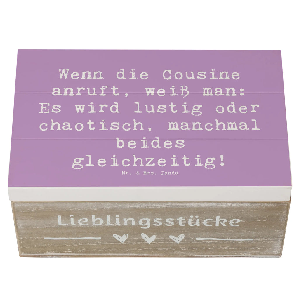 Holzkiste Spruch Cousine Abenteuer Dekokiste, Erinnerungskiste, Kiste, Geschenkdose, Schatzkiste, XXL, Geschenkbox, Aufbewahrungsbox, Truhe, Holzkiste, Schatulle, Erinnerungsbox, Familie, Vatertag, Muttertag, Bruder, Schwester, Mama, Papa, Oma, Opa