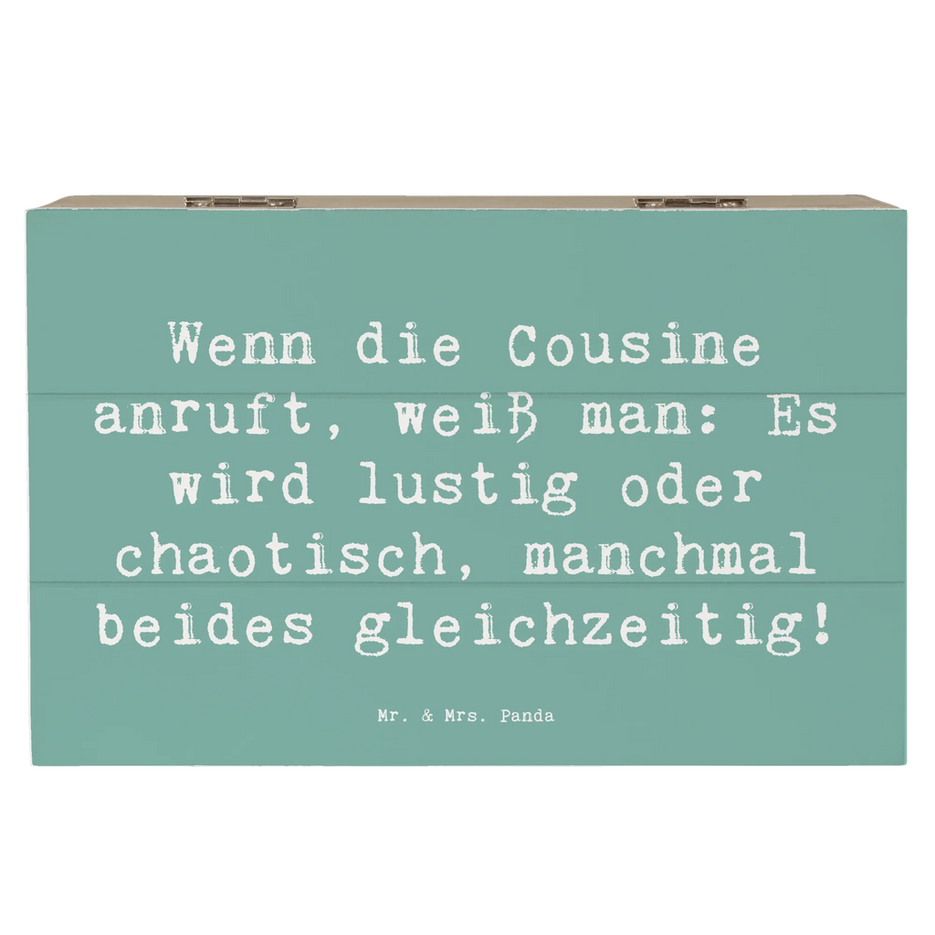 Holzkiste Spruch Cousine Abenteuer Dekokiste, Erinnerungskiste, Kiste, Geschenkdose, Schatzkiste, XXL, Geschenkbox, Aufbewahrungsbox, Truhe, Holzkiste, Schatulle, Erinnerungsbox, Familie, Vatertag, Muttertag, Bruder, Schwester, Mama, Papa, Oma, Opa