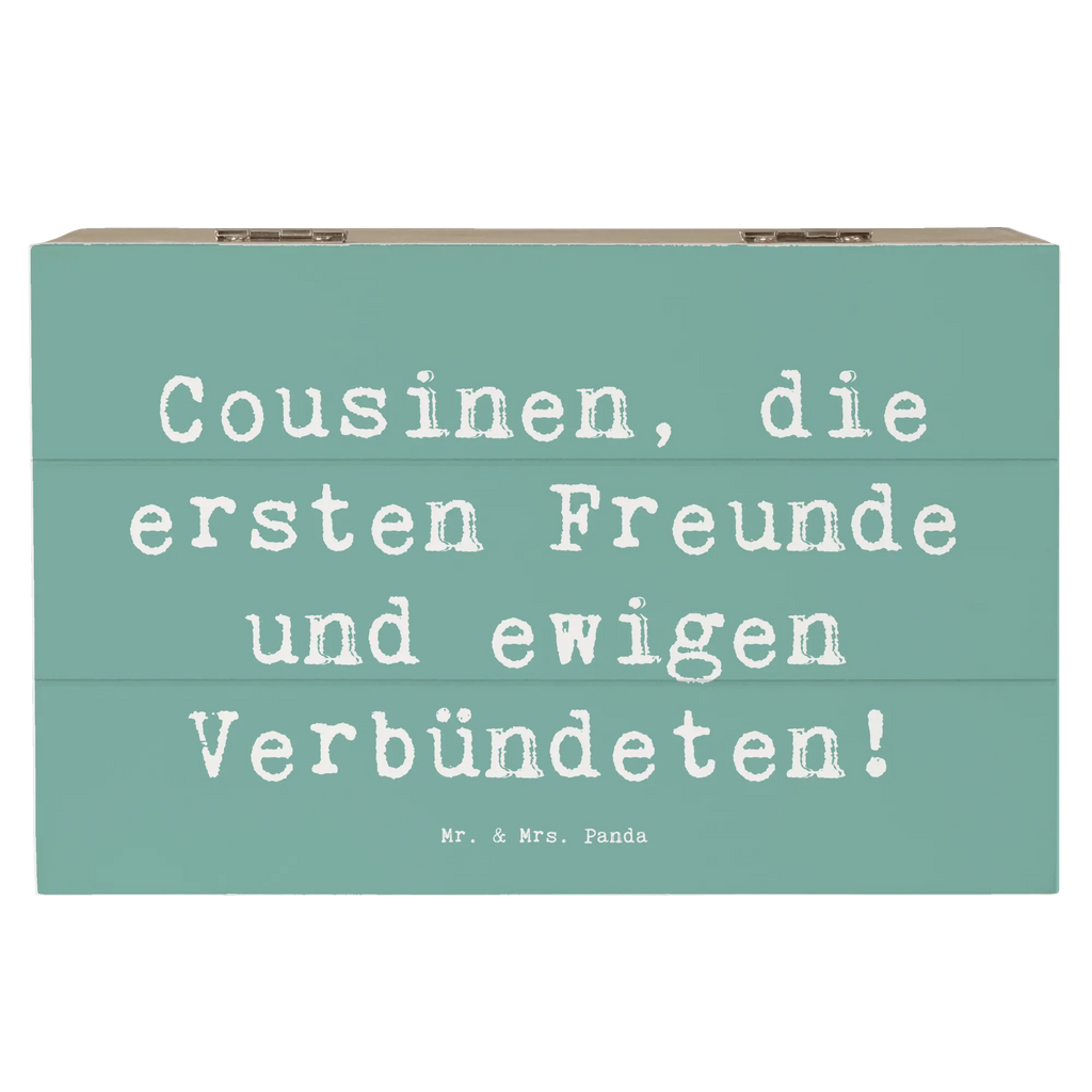 Holzkiste Spruch Cousine Freunde Geschenkdose, Erinnerungskiste, Truhe, Dekokiste, Geschenkbox, Holzkiste, Erinnerungsbox, Schatzkiste, Schatulle, XXL, Aufbewahrungsbox, Kiste, Familie, Vatertag, Muttertag, Bruder, Schwester, Mama, Papa, Oma, Opa