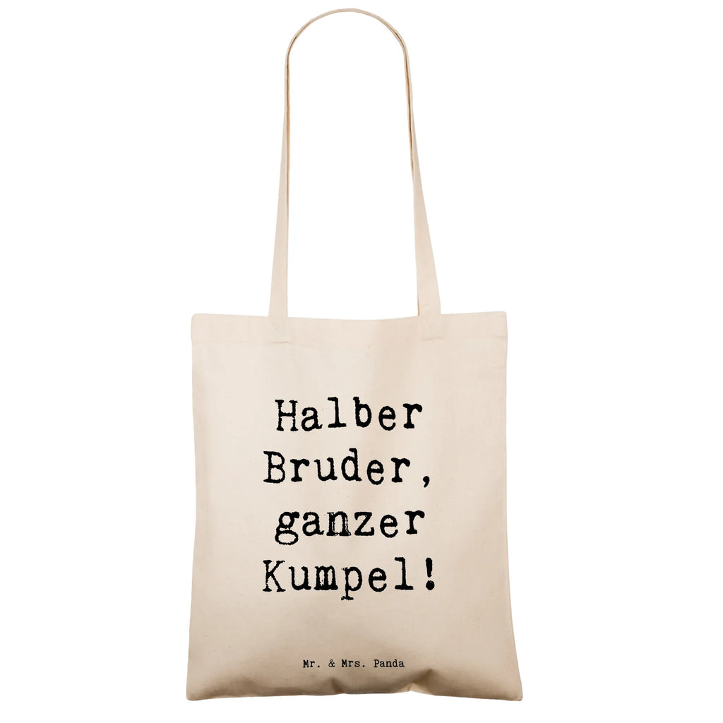 Tragetasche Spruch Halbbruder Kumpel Schultertasche, Badetasche, Shopper, Jutetasche, Stoffbeutel, Einkaufstüte, Umhängetasche, Strandtasche, Jutebeutel, Laptoptasche, Einkaufstasche, Tasche, Beuteltasche, Beutel, Stofftasche, Tragetasche, Familie, Vatertag, Muttertag, Bruder, Schwester, Mama, Papa, Oma, Opa