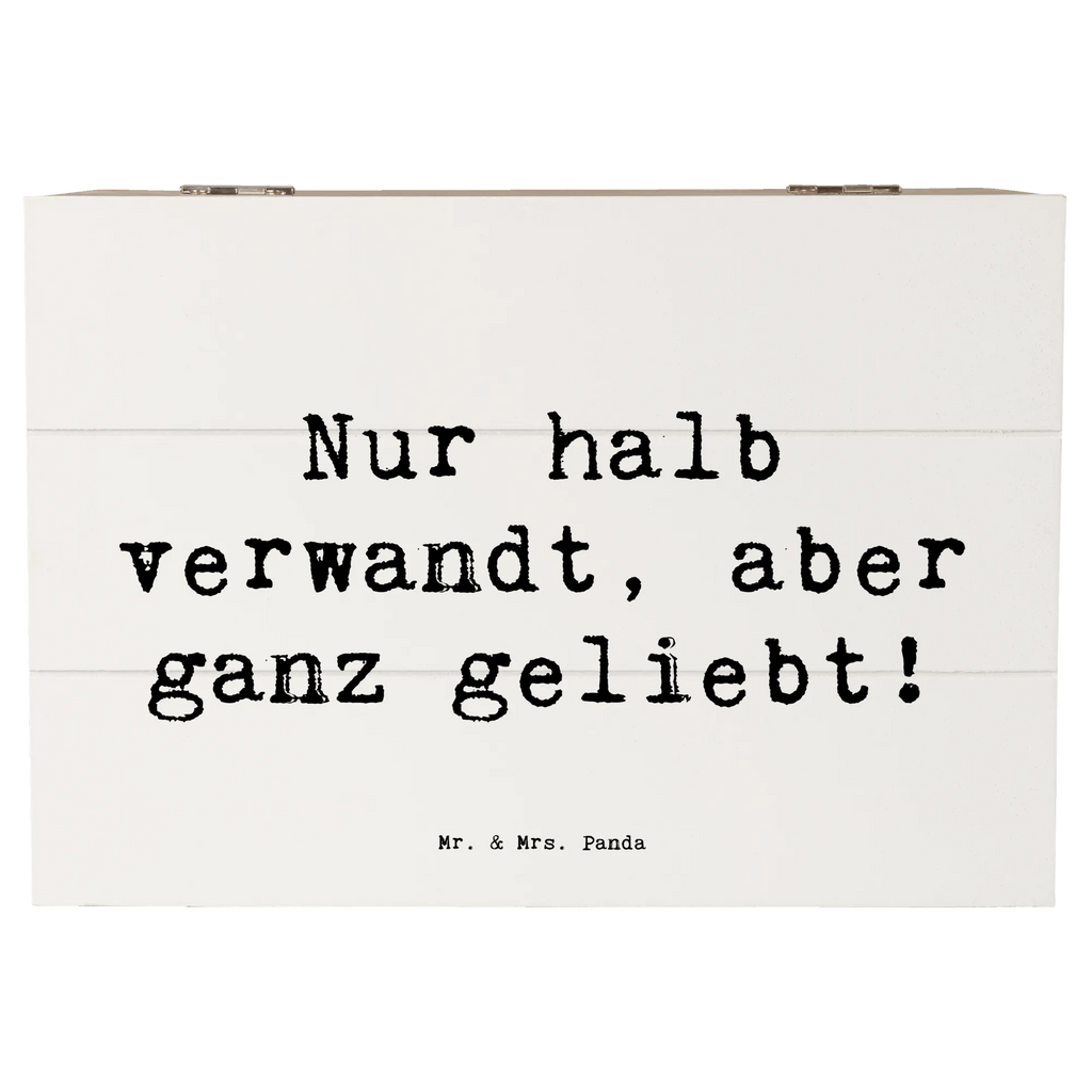Holzkiste Spruch Halbbruder Liebe Truhe, Kiste, Holzkiste, Geschenkdose, Dekokiste, Schatulle, Geschenkbox, Erinnerungsbox, Schatzkiste, Aufbewahrungsbox, Erinnerungskiste, XXL, Familie, Vatertag, Muttertag, Bruder, Schwester, Mama, Papa, Oma, Opa