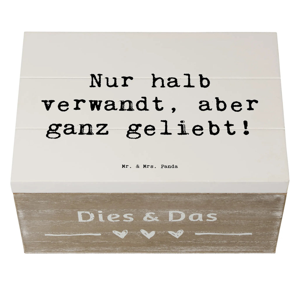 Holzkiste Spruch Halbbruder Liebe Truhe, Kiste, Holzkiste, Geschenkdose, Dekokiste, Schatulle, Geschenkbox, Erinnerungsbox, Schatzkiste, Aufbewahrungsbox, Erinnerungskiste, XXL, Familie, Vatertag, Muttertag, Bruder, Schwester, Mama, Papa, Oma, Opa