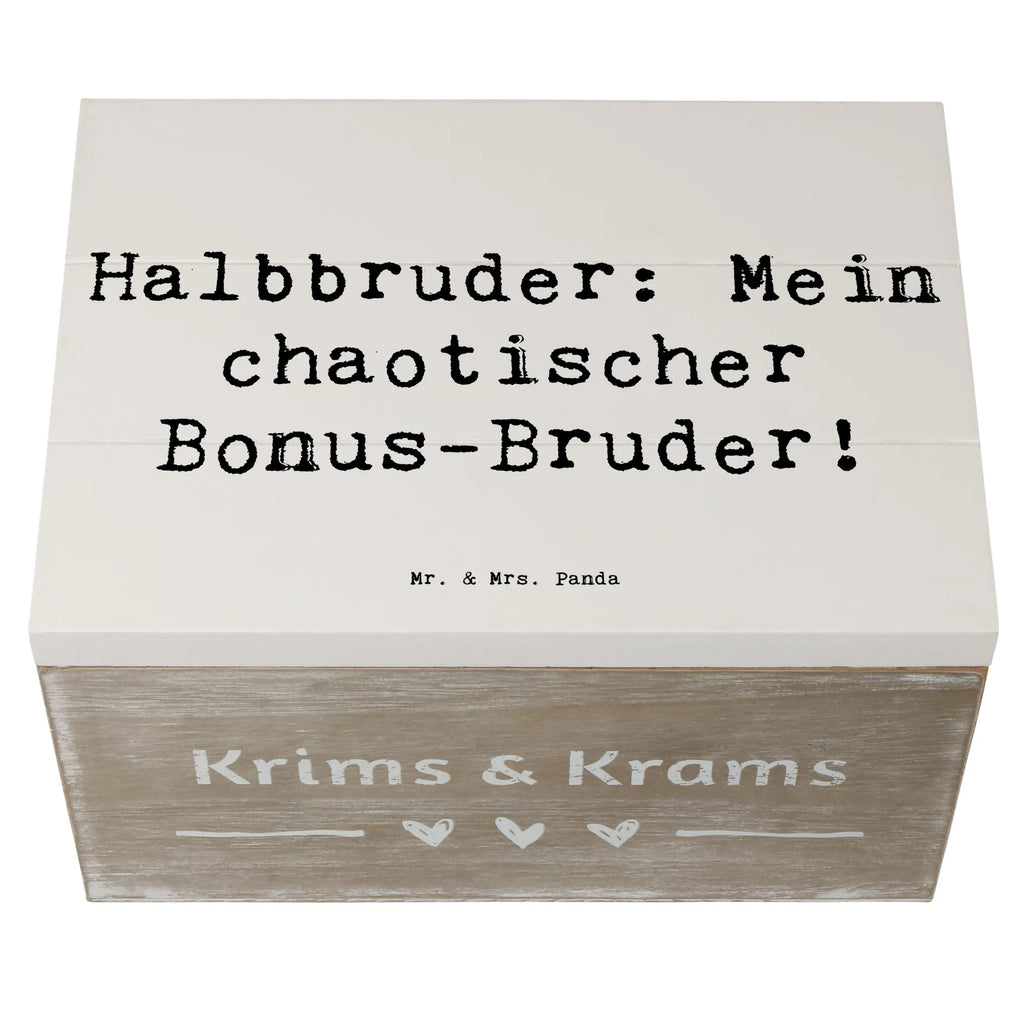 Holzkiste Spruch Halbbruder Chaos Holzkiste, Kiste, Dekokiste, Geschenkbox, Aufbewahrungsbox, Schatulle, Erinnerungskiste, XXL, Geschenkdose, Schatzkiste, Truhe, Erinnerungsbox, Familie, Vatertag, Muttertag, Bruder, Schwester, Mama, Papa, Oma, Opa