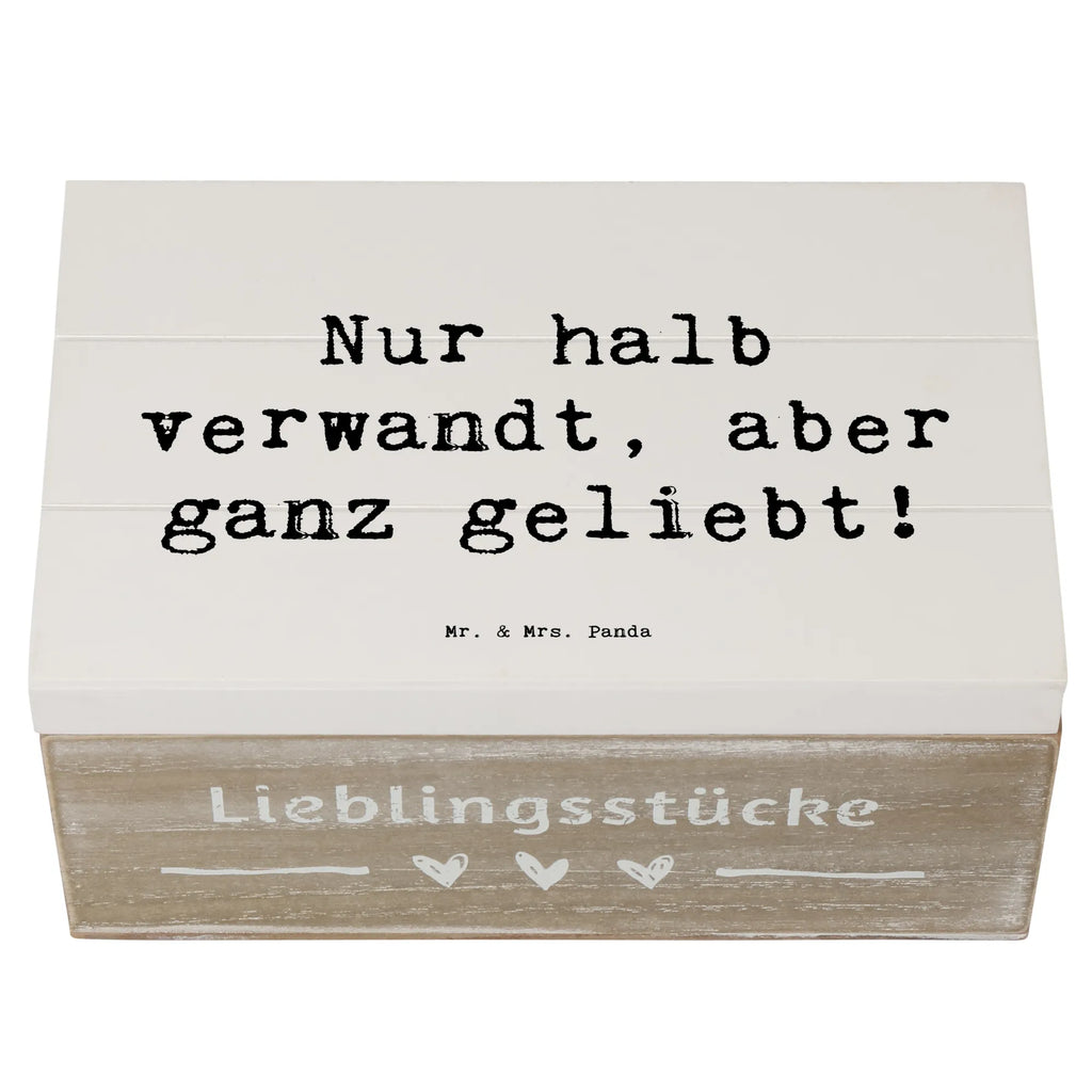 Holzkiste Spruch Halbbruder Liebe Truhe, Kiste, Holzkiste, Geschenkdose, Dekokiste, Schatulle, Geschenkbox, Erinnerungsbox, Schatzkiste, Aufbewahrungsbox, Erinnerungskiste, XXL, Familie, Vatertag, Muttertag, Bruder, Schwester, Mama, Papa, Oma, Opa