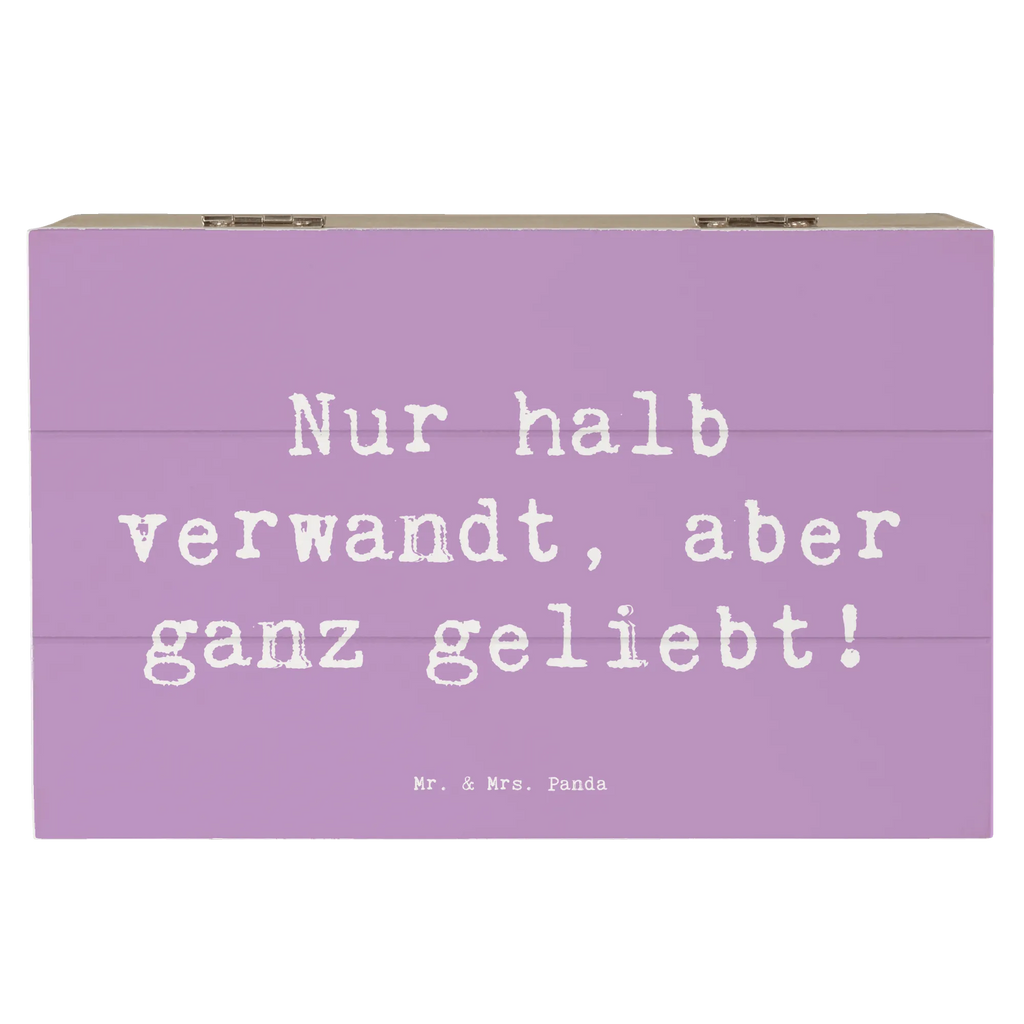 Holzkiste Spruch Halbbruder Liebe Truhe, Kiste, Holzkiste, Geschenkdose, Dekokiste, Schatulle, Geschenkbox, Erinnerungsbox, Schatzkiste, Aufbewahrungsbox, Erinnerungskiste, XXL, Familie, Vatertag, Muttertag, Bruder, Schwester, Mama, Papa, Oma, Opa