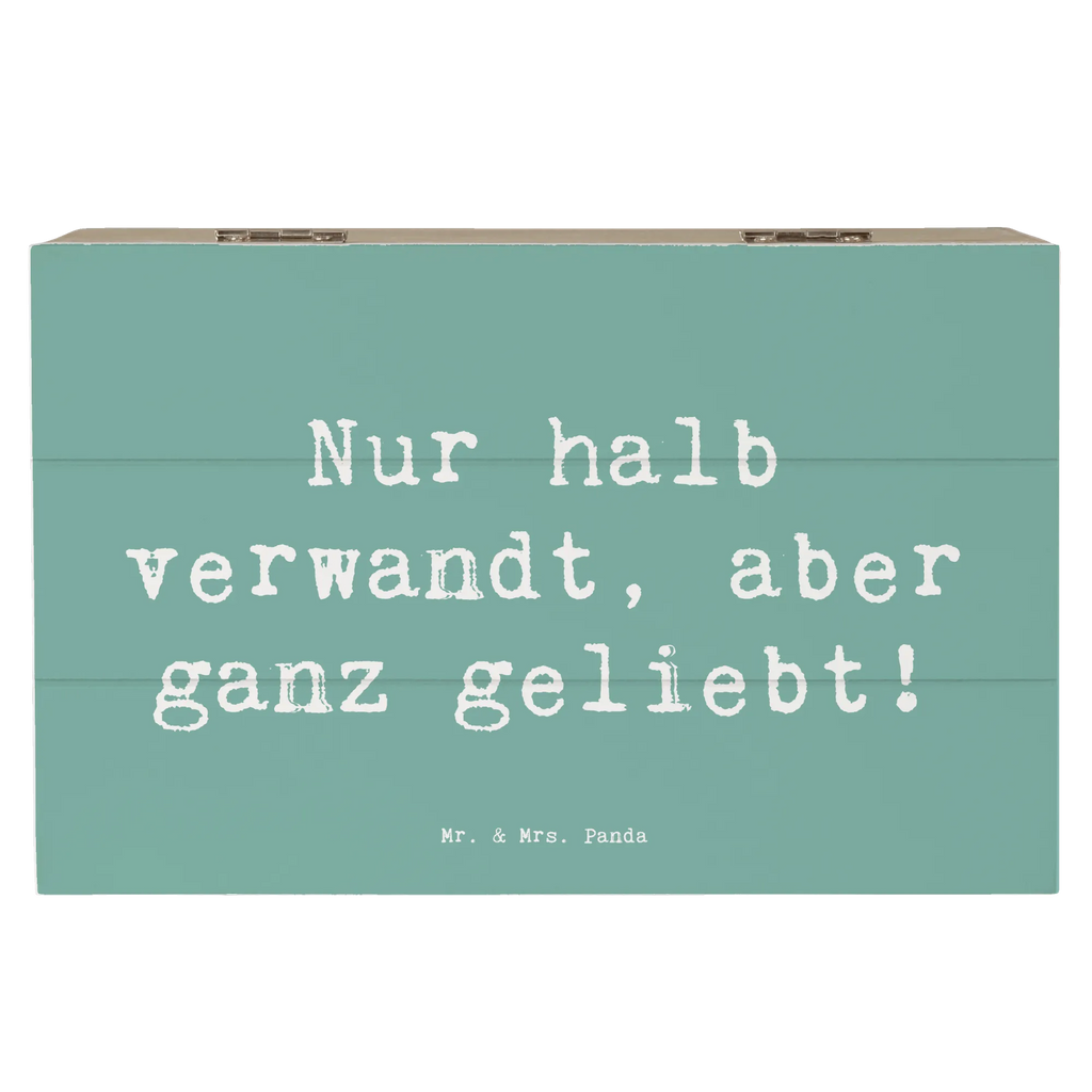 Holzkiste Spruch Halbbruder Liebe Truhe, Kiste, Holzkiste, Geschenkdose, Dekokiste, Schatulle, Geschenkbox, Erinnerungsbox, Schatzkiste, Aufbewahrungsbox, Erinnerungskiste, XXL, Familie, Vatertag, Muttertag, Bruder, Schwester, Mama, Papa, Oma, Opa