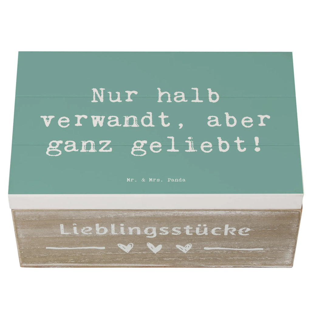 Holzkiste Spruch Halbbruder Liebe Truhe, Kiste, Holzkiste, Geschenkdose, Dekokiste, Schatulle, Geschenkbox, Erinnerungsbox, Schatzkiste, Aufbewahrungsbox, Erinnerungskiste, XXL, Familie, Vatertag, Muttertag, Bruder, Schwester, Mama, Papa, Oma, Opa