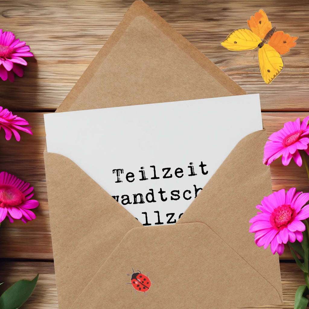 Deluxe Card Saying Teilzeit Verwandtschaft, Vollzeit Freundschaft! Karte, Hochwertige Klappkarte, Hochwertige Grußkarte, Grußkarte, Glückwunschkarte, Klappkarte, Einladungskarte, Geburtstagskarte, Hochzeitskarte, Familie, Vatertag, Muttertag, Bruder, Schwester, Mama, Papa, Oma, Opa