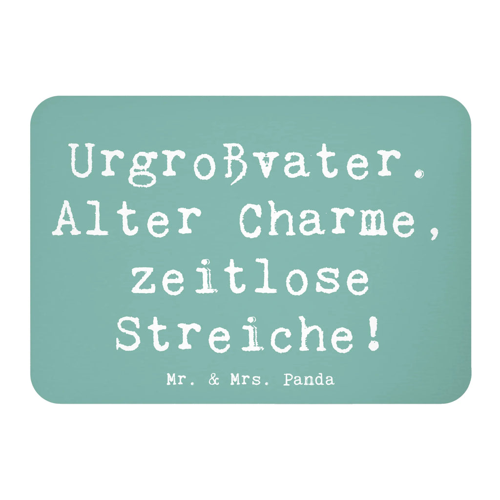 Magnet Saying Urgroßvater.  Alter Charme, zeitlose Streiche! Kühlschrankmagnet, Pinnwandmagnet, Souvenir Magnet, Motivmagnete, Dekomagnet, Whiteboard Magnet, Notiz Magnet, Kühlschrank Dekoration, Familie, Vatertag, Muttertag, Bruder, Schwester, Mama, Papa, Oma, Opa