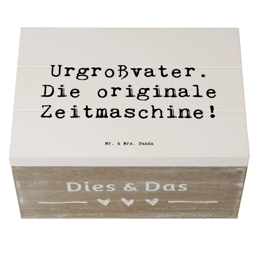 Holzkiste Spruch Urgroßvater Zeitmaschine Holzkiste, Aufbewahrungsbox, Schatulle, XXL, Erinnerungsbox, Geschenkbox, Truhe, Dekokiste, Erinnerungskiste, Geschenkdose, Schatzkiste, Kiste, Familie, Vatertag, Muttertag, Bruder, Schwester, Mama, Papa, Oma, Opa