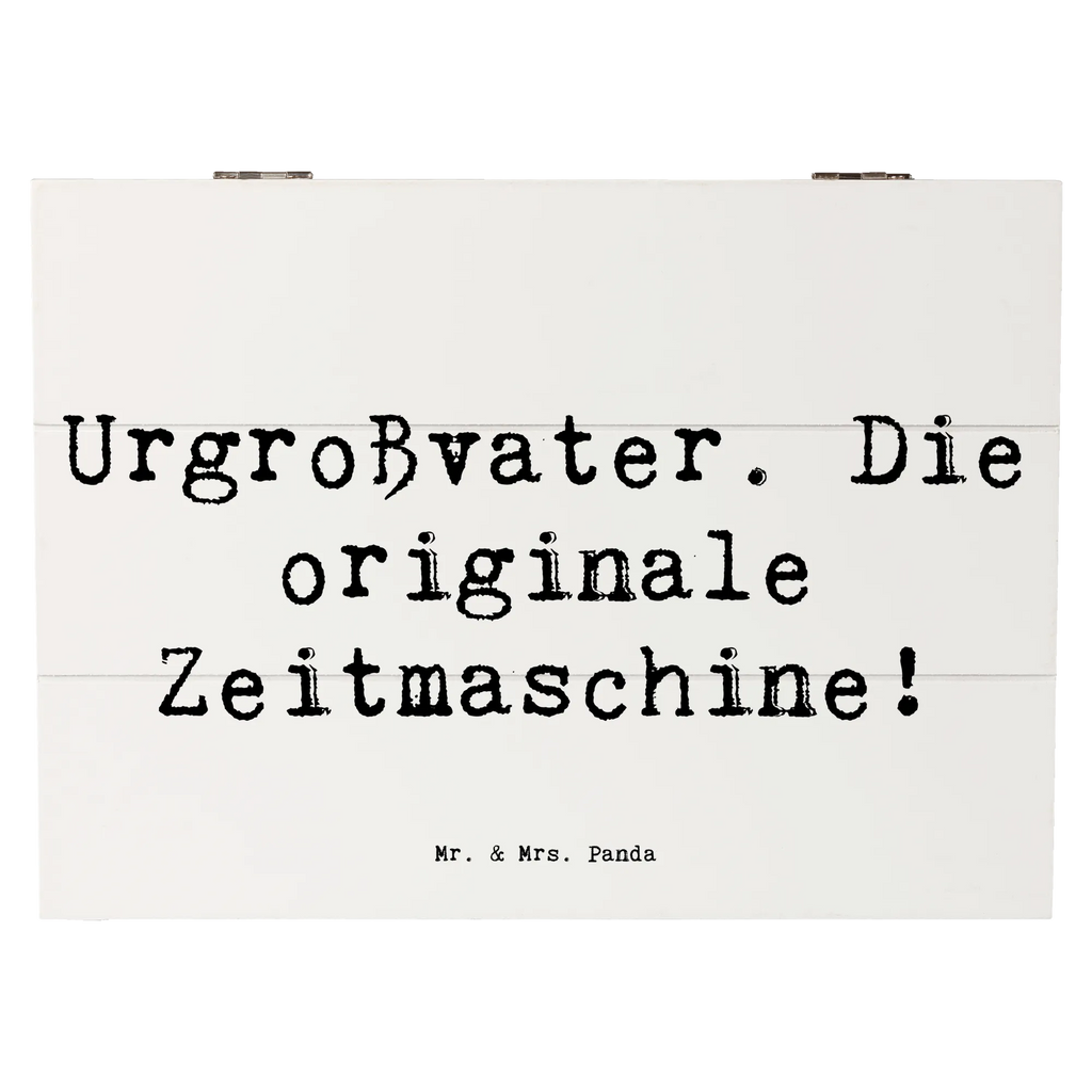 Holzkiste Spruch Urgroßvater Zeitmaschine Holzkiste, Aufbewahrungsbox, Schatulle, XXL, Erinnerungsbox, Geschenkbox, Truhe, Dekokiste, Erinnerungskiste, Geschenkdose, Schatzkiste, Kiste, Familie, Vatertag, Muttertag, Bruder, Schwester, Mama, Papa, Oma, Opa