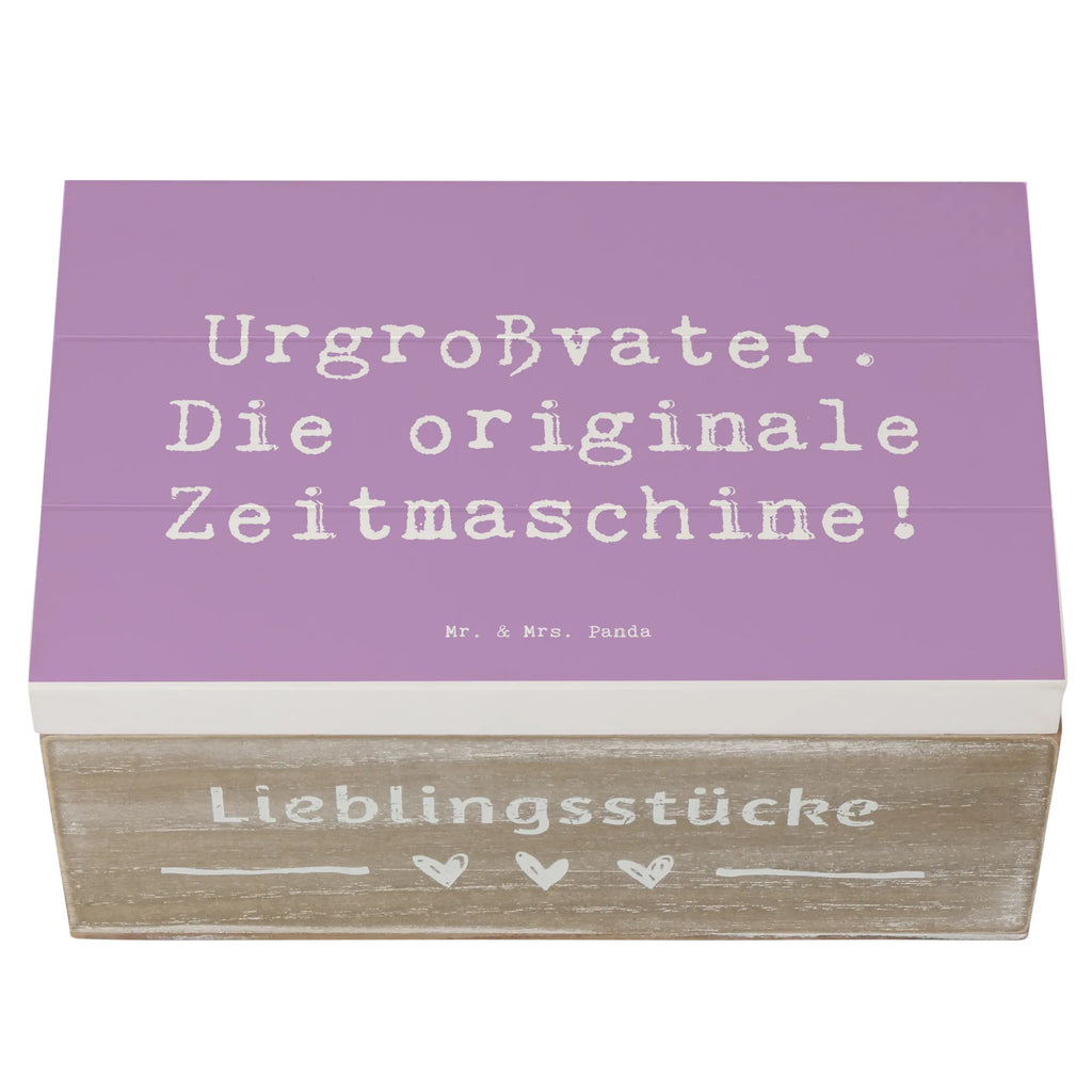 Holzkiste Spruch Urgroßvater Zeitmaschine Holzkiste, Aufbewahrungsbox, Schatulle, XXL, Erinnerungsbox, Geschenkbox, Truhe, Dekokiste, Erinnerungskiste, Geschenkdose, Schatzkiste, Kiste, Familie, Vatertag, Muttertag, Bruder, Schwester, Mama, Papa, Oma, Opa