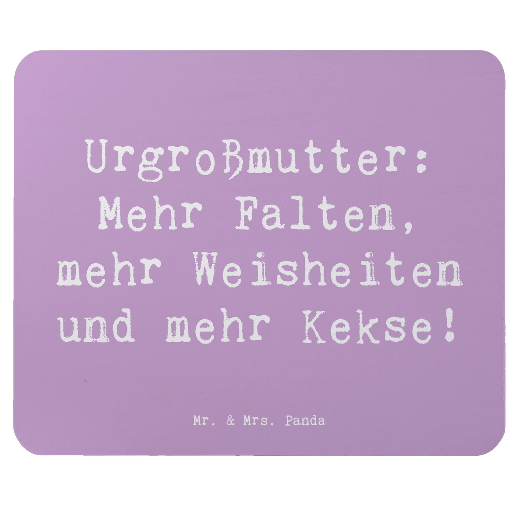 Mouse mat Saying Urgroßmutter: Mehr Falten, mehr Weisheiten und mehr Kekse! Mousepad, Computer zubehör, Büroausstattung, PC Zubehör, Arbeitszimmer, Mauspad, Einzigartiges Mauspad, Designer Mauspad, Mausunterlage, Mauspad Büro, Familie, Vatertag, Muttertag, Bruder, Schwester, Mama, Papa, Oma, Opa