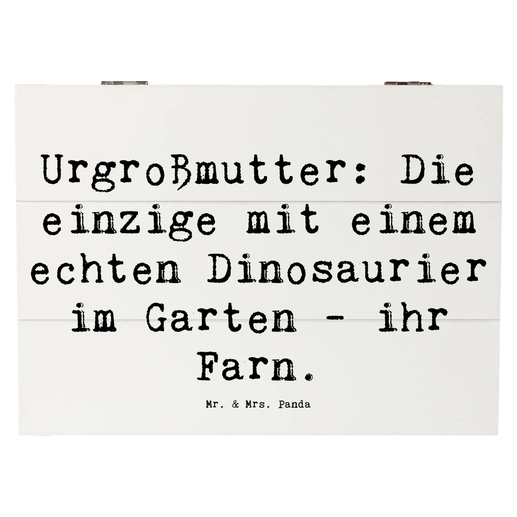 Holzkiste Spruch Urgroßmutter Farn Kiste, Aufbewahrungsbox, XXL, Erinnerungsbox, Dekokiste, Schatzkiste, Schatulle, Geschenkbox, Geschenkdose, Erinnerungskiste, Truhe, Holzkiste, Familie, Vatertag, Muttertag, Bruder, Schwester, Mama, Papa, Oma, Opa