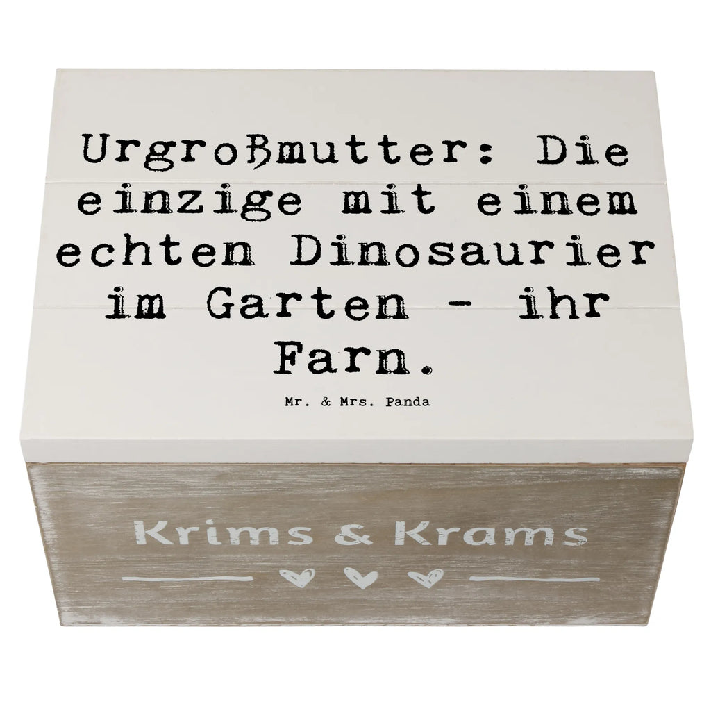 Holzkiste Spruch Urgroßmutter Farn Kiste, Aufbewahrungsbox, XXL, Erinnerungsbox, Dekokiste, Schatzkiste, Schatulle, Geschenkbox, Geschenkdose, Erinnerungskiste, Truhe, Holzkiste, Familie, Vatertag, Muttertag, Bruder, Schwester, Mama, Papa, Oma, Opa