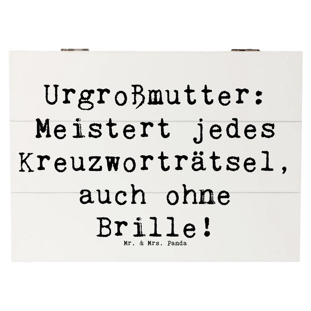 Holzkiste Spruch Urgroßmutter Genie Geschenkbox, Truhe, Geschenkdose, Dekokiste, Aufbewahrungsbox, Erinnerungsbox, Holzkiste, Schatzkiste, Erinnerungskiste, XXL, Schatulle, Kiste, Familie, Vatertag, Muttertag, Bruder, Schwester, Mama, Papa, Oma, Opa