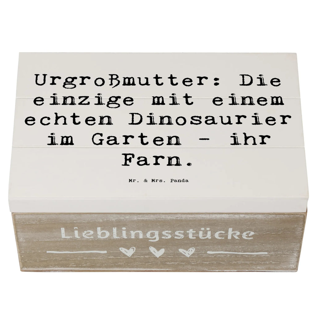 Holzkiste Spruch Urgroßmutter Farn Kiste, Aufbewahrungsbox, XXL, Erinnerungsbox, Dekokiste, Schatzkiste, Schatulle, Geschenkbox, Geschenkdose, Erinnerungskiste, Truhe, Holzkiste, Familie, Vatertag, Muttertag, Bruder, Schwester, Mama, Papa, Oma, Opa