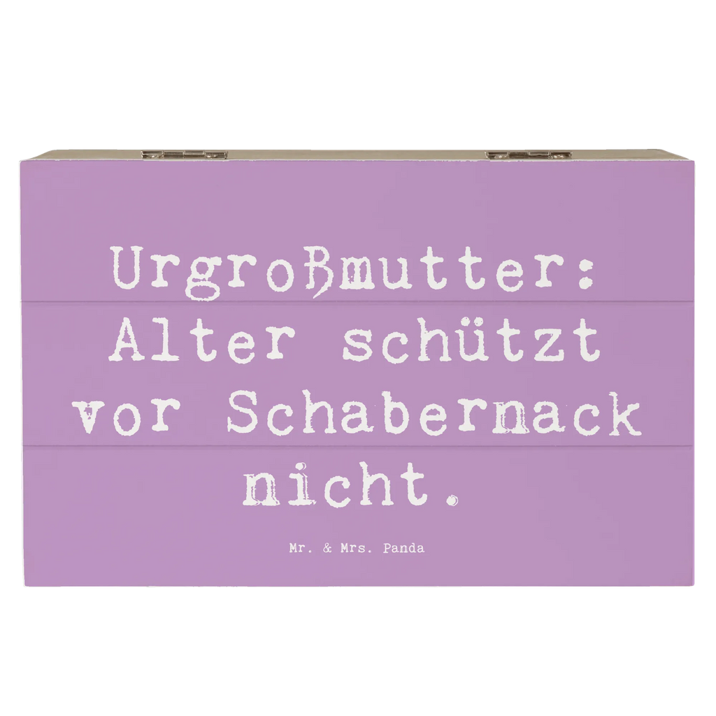 Holzkiste Spruch Urgroßmutter Schabernack Schatulle, Truhe, Kiste, Dekokiste, Schatzkiste, Erinnerungsbox, Geschenkdose, Aufbewahrungsbox, Erinnerungskiste, Holzkiste, Geschenkbox, XXL, Familie, Vatertag, Muttertag, Bruder, Schwester, Mama, Papa, Oma, Opa