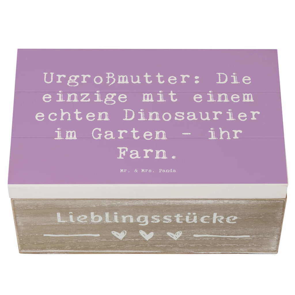 Holzkiste Spruch Urgroßmutter Farn Kiste, Aufbewahrungsbox, XXL, Erinnerungsbox, Dekokiste, Schatzkiste, Schatulle, Geschenkbox, Geschenkdose, Erinnerungskiste, Truhe, Holzkiste, Familie, Vatertag, Muttertag, Bruder, Schwester, Mama, Papa, Oma, Opa