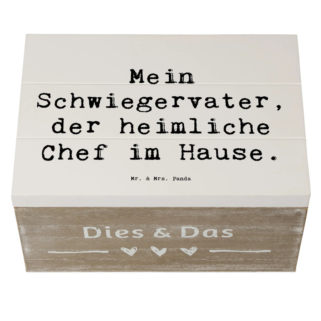 Holzkiste Spruch Schwiegervater Chef Holzkiste, Erinnerungskiste, Erinnerungsbox, Truhe, Kiste, Schatulle, XXL, Geschenkdose, Aufbewahrungsbox, Dekokiste, Schatzkiste, Geschenkbox, Familie, Vatertag, Muttertag, Bruder, Schwester, Mama, Papa, Oma, Opa