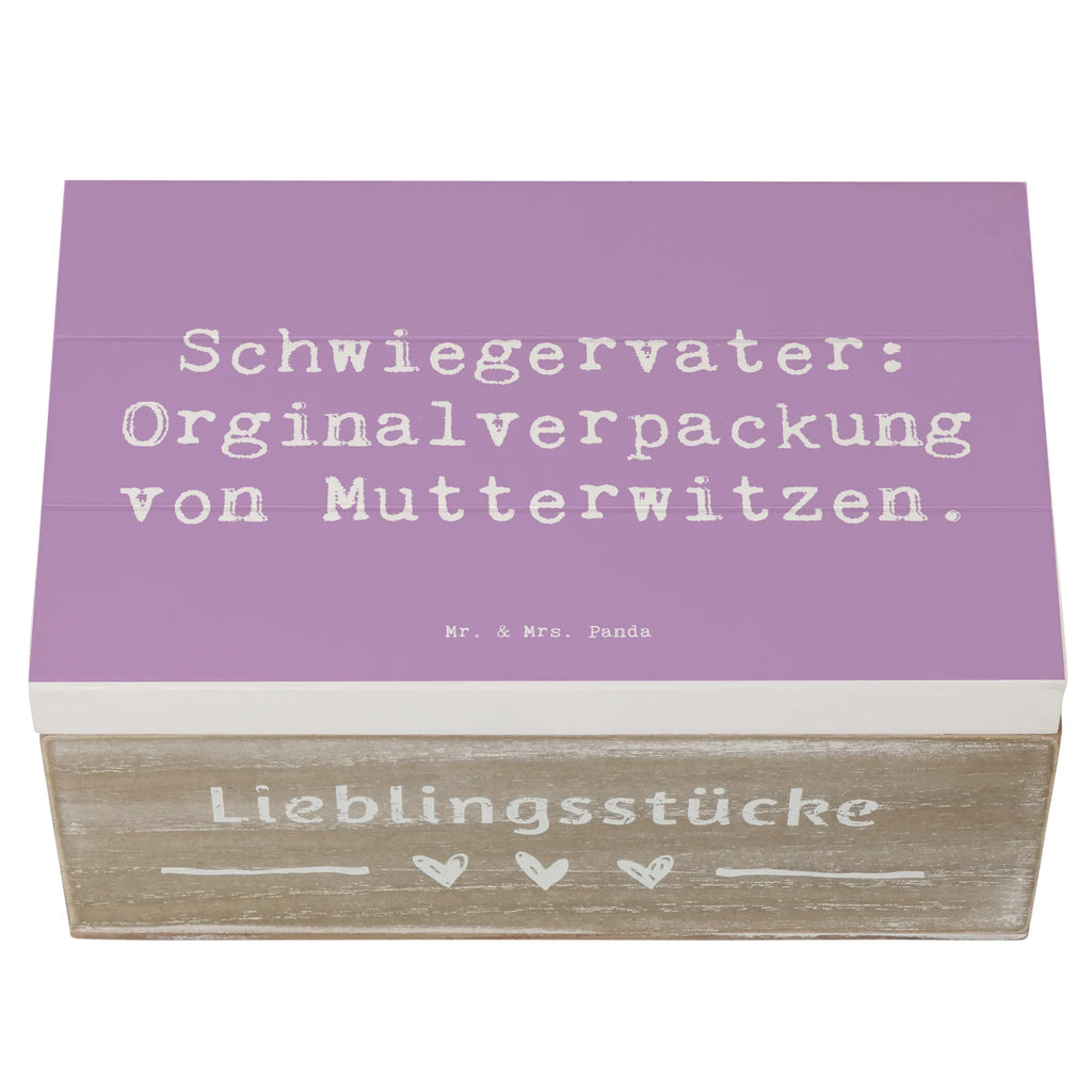 Holzkiste Spruch Schwiegervater Witze Erinnerungsbox, Dekokiste, Geschenkbox, Erinnerungskiste, Truhe, Holzkiste, Schatzkiste, XXL, Geschenkdose, Aufbewahrungsbox, Kiste, Schatulle, Familie, Vatertag, Muttertag, Bruder, Schwester, Mama, Papa, Oma, Opa