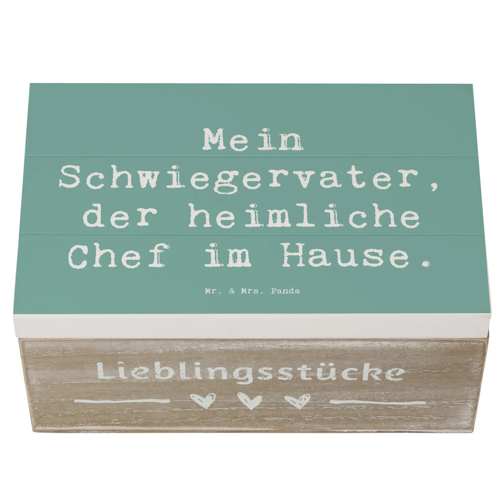 Holzkiste Spruch Schwiegervater Chef Holzkiste, Erinnerungskiste, Erinnerungsbox, Truhe, Kiste, Schatulle, XXL, Geschenkdose, Aufbewahrungsbox, Dekokiste, Schatzkiste, Geschenkbox, Familie, Vatertag, Muttertag, Bruder, Schwester, Mama, Papa, Oma, Opa