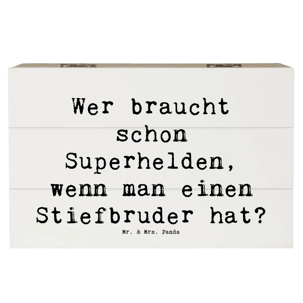 Holzkiste Spruch Stiefbruder Held Geschenkdose, XXL, Aufbewahrungsbox, Erinnerungsbox, Holzkiste, Truhe, Geschenkbox, Erinnerungskiste, Dekokiste, Kiste, Schatzkiste, Schatulle, Familie, Vatertag, Muttertag, Bruder, Schwester, Mama, Papa, Oma, Opa