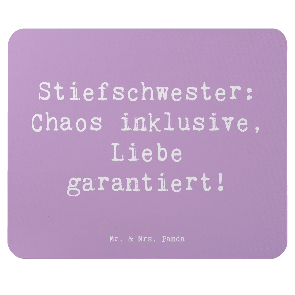 Mouse mat Saying Stiefschwester: Chaos inklusive, Liebe garantiert! Mousepad, Computer zubehör, Büroausstattung, PC Zubehör, Arbeitszimmer, Mauspad, Einzigartiges Mauspad, Designer Mauspad, Mausunterlage, Mauspad Büro, Familie, Vatertag, Muttertag, Bruder, Schwester, Mama, Papa, Oma, Opa