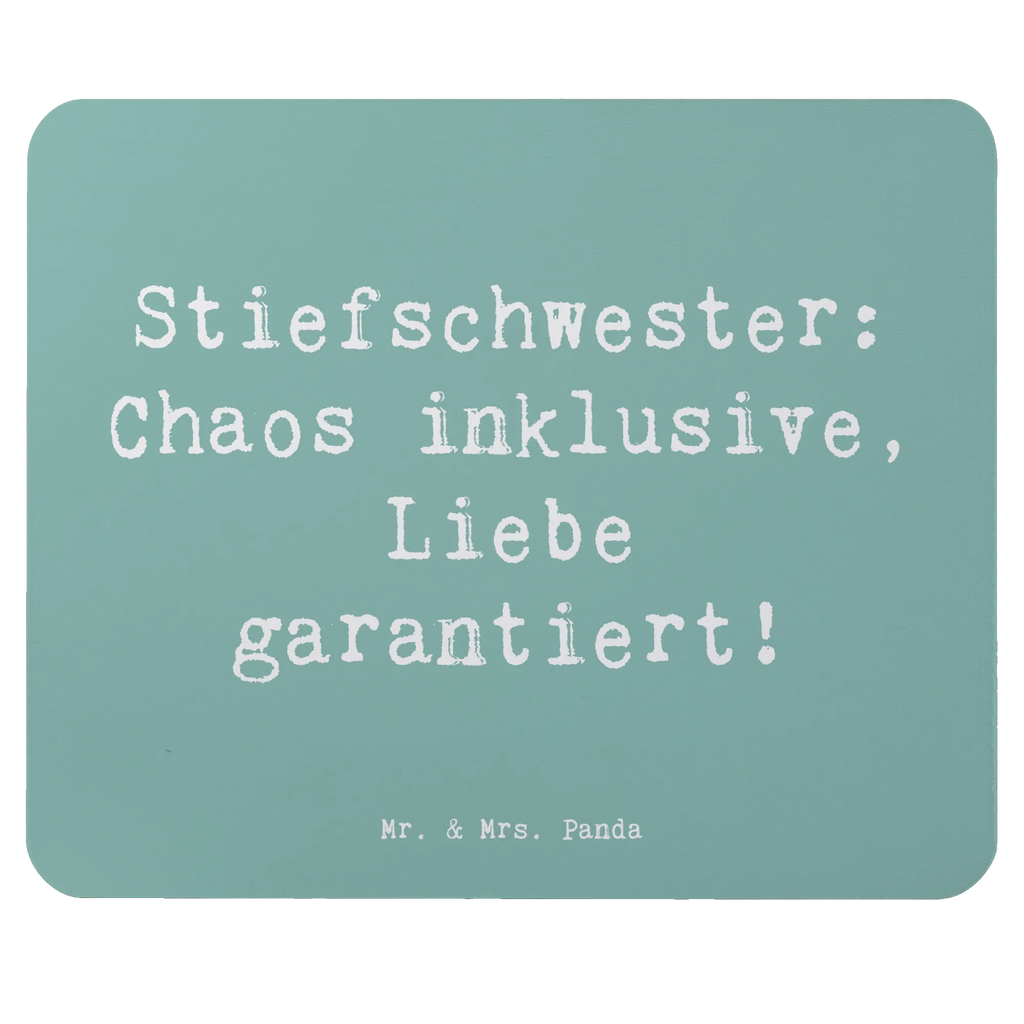 Mouse mat Saying Stiefschwester: Chaos inklusive, Liebe garantiert! Mousepad, Computer zubehör, Büroausstattung, PC Zubehör, Arbeitszimmer, Mauspad, Einzigartiges Mauspad, Designer Mauspad, Mausunterlage, Mauspad Büro, Familie, Vatertag, Muttertag, Bruder, Schwester, Mama, Papa, Oma, Opa