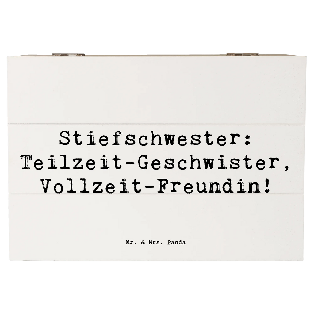 Holzkiste Spruch Stiefschwester Freundin Holzkiste, Aufbewahrungsbox, XXL, Dekokiste, Kiste, Schatulle, Erinnerungsbox, Truhe, Schatzkiste, Geschenkbox, Erinnerungskiste, Geschenkdose, Familie, Vatertag, Muttertag, Bruder, Schwester, Mama, Papa, Oma, Opa
