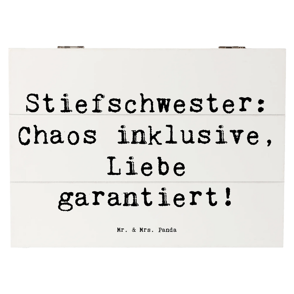 Holzkiste Spruch Stiefschwester Liebe Schatzkiste, Holzkiste, Aufbewahrungsbox, XXL, Erinnerungsbox, Dekokiste, Geschenkdose, Schatulle, Erinnerungskiste, Truhe, Kiste, Geschenkbox, Familie, Vatertag, Muttertag, Bruder, Schwester, Mama, Papa, Oma, Opa