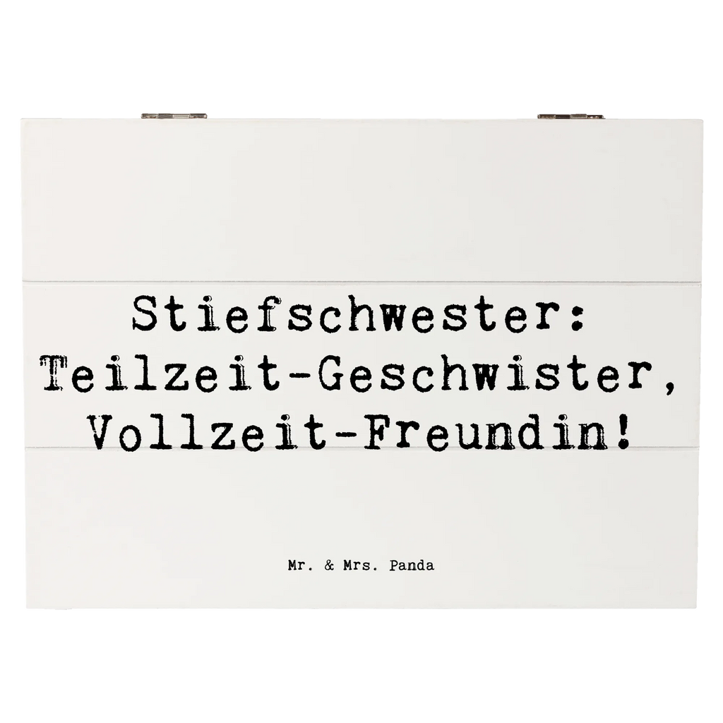Holzkiste Spruch Stiefschwester Freundin Holzkiste, Aufbewahrungsbox, XXL, Dekokiste, Kiste, Schatulle, Erinnerungsbox, Truhe, Schatzkiste, Geschenkbox, Erinnerungskiste, Geschenkdose, Familie, Vatertag, Muttertag, Bruder, Schwester, Mama, Papa, Oma, Opa