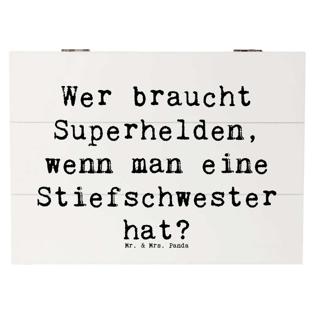 Holzkiste Spruch Stiefschwester Heldin Kiste, Erinnerungskiste, Schatzkiste, Dekokiste, Truhe, Geschenkbox, Geschenkdose, Erinnerungsbox, Aufbewahrungsbox, Schatulle, Holzkiste, XXL, Familie, Vatertag, Muttertag, Bruder, Schwester, Mama, Papa, Oma, Opa