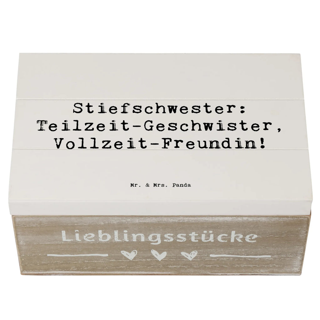 Holzkiste Spruch Stiefschwester Freundin Holzkiste, Aufbewahrungsbox, XXL, Dekokiste, Kiste, Schatulle, Erinnerungsbox, Truhe, Schatzkiste, Geschenkbox, Erinnerungskiste, Geschenkdose, Familie, Vatertag, Muttertag, Bruder, Schwester, Mama, Papa, Oma, Opa