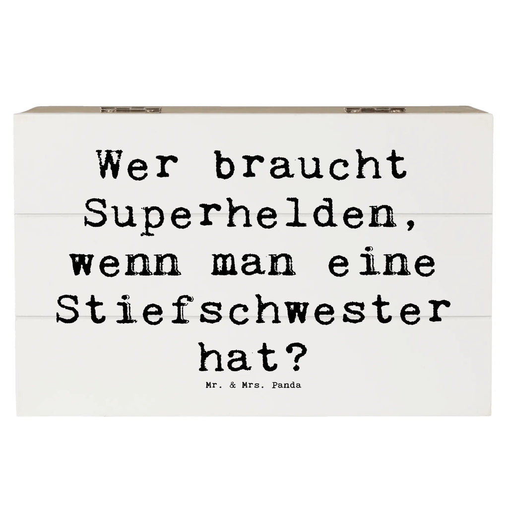 Holzkiste Spruch Stiefschwester Heldin Kiste, Erinnerungskiste, Schatzkiste, Dekokiste, Truhe, Geschenkbox, Geschenkdose, Erinnerungsbox, Aufbewahrungsbox, Schatulle, Holzkiste, XXL, Familie, Vatertag, Muttertag, Bruder, Schwester, Mama, Papa, Oma, Opa