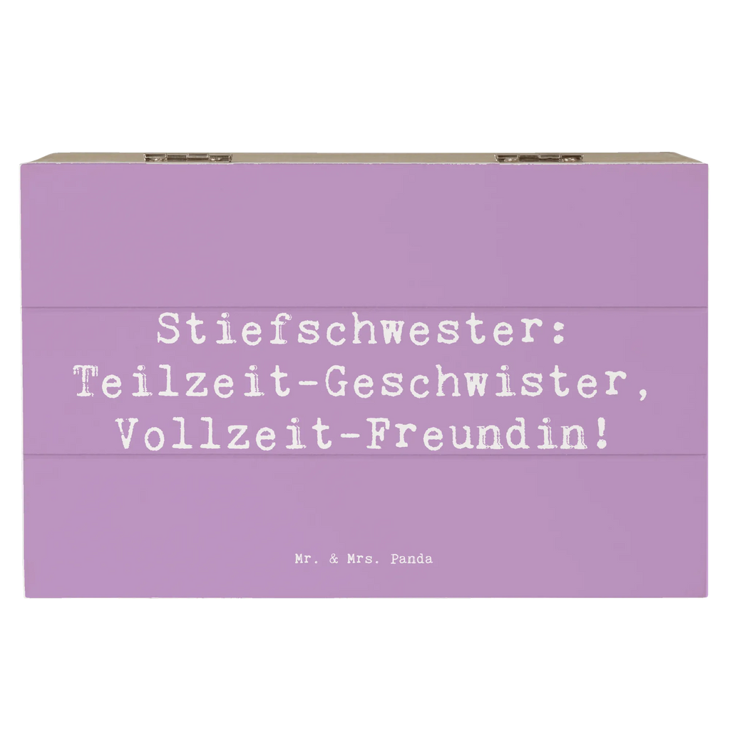 Holzkiste Spruch Stiefschwester Freundin Holzkiste, Aufbewahrungsbox, XXL, Dekokiste, Kiste, Schatulle, Erinnerungsbox, Truhe, Schatzkiste, Geschenkbox, Erinnerungskiste, Geschenkdose, Familie, Vatertag, Muttertag, Bruder, Schwester, Mama, Papa, Oma, Opa