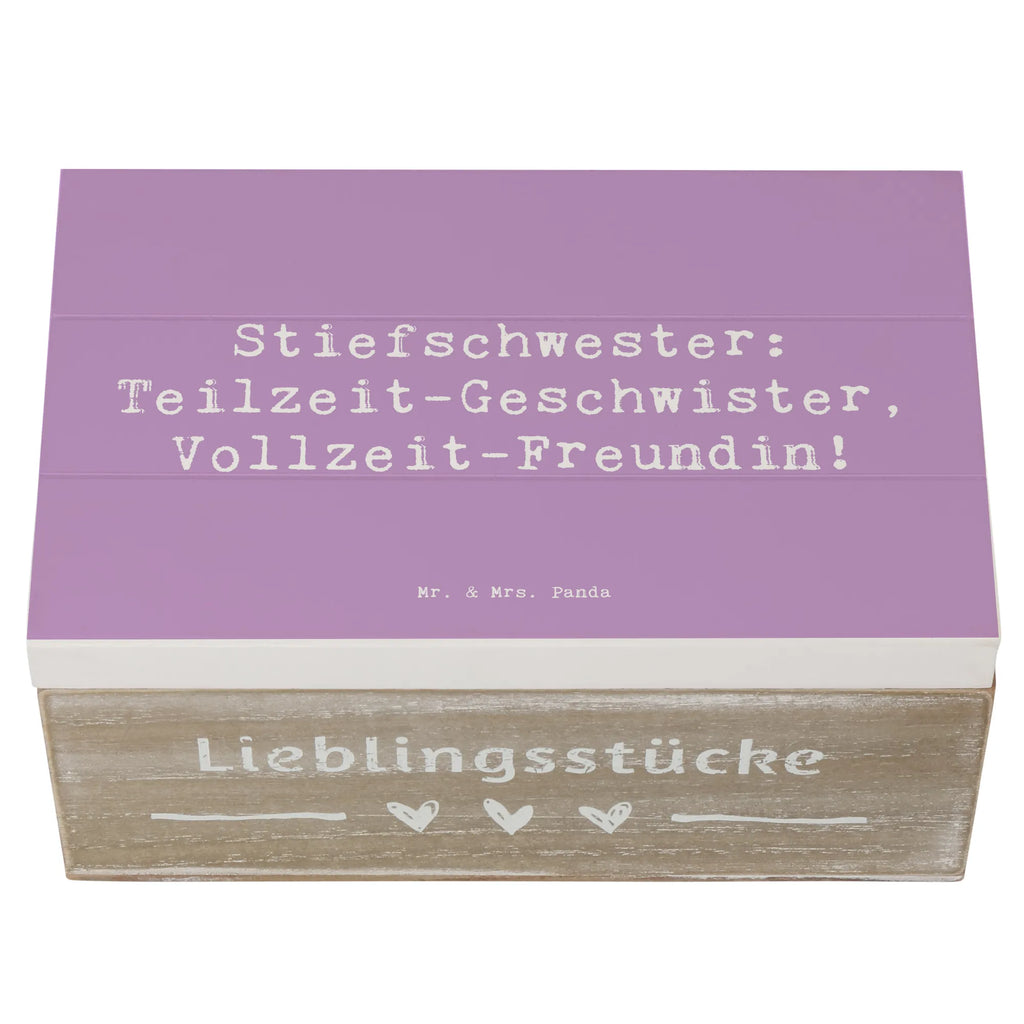 Holzkiste Spruch Stiefschwester Freundin Holzkiste, Aufbewahrungsbox, XXL, Dekokiste, Kiste, Schatulle, Erinnerungsbox, Truhe, Schatzkiste, Geschenkbox, Erinnerungskiste, Geschenkdose, Familie, Vatertag, Muttertag, Bruder, Schwester, Mama, Papa, Oma, Opa