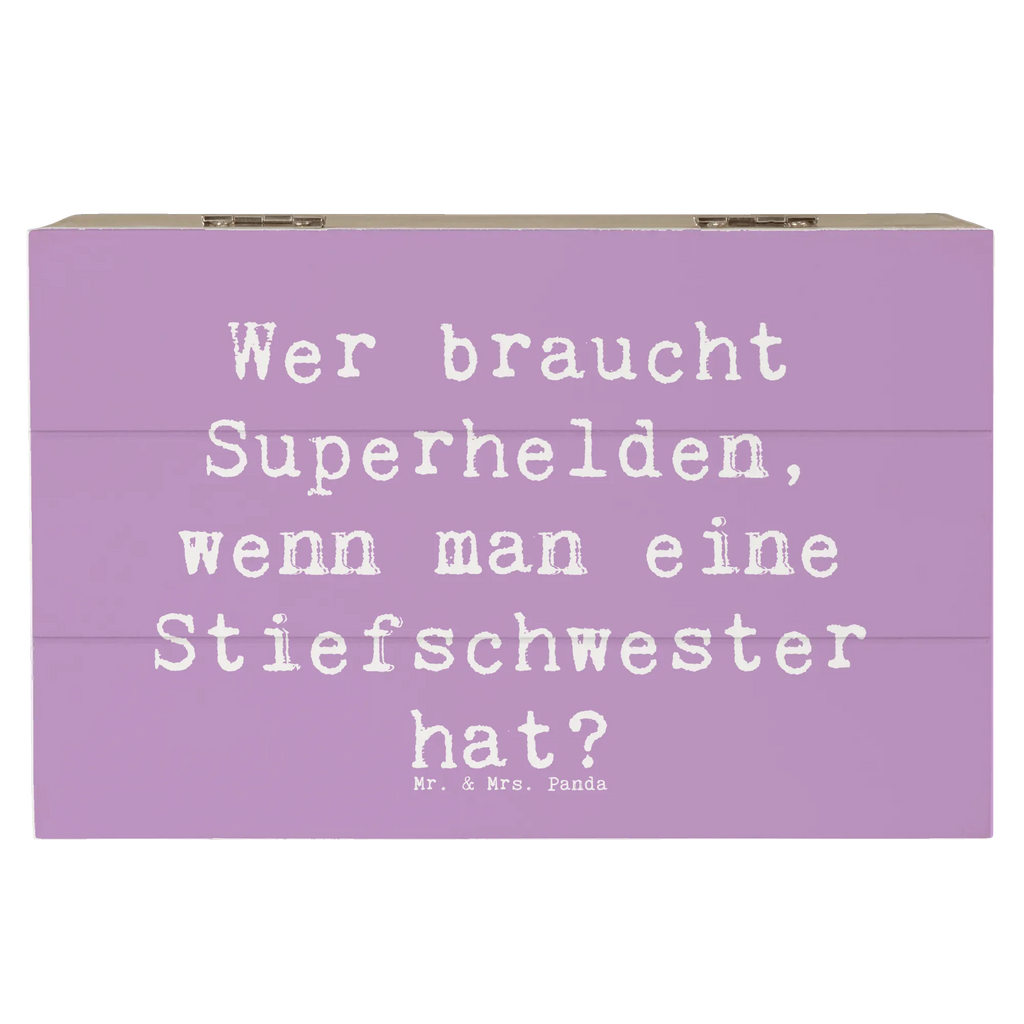 Holzkiste Spruch Stiefschwester Heldin Kiste, Erinnerungskiste, Schatzkiste, Dekokiste, Truhe, Geschenkbox, Geschenkdose, Erinnerungsbox, Aufbewahrungsbox, Schatulle, Holzkiste, XXL, Familie, Vatertag, Muttertag, Bruder, Schwester, Mama, Papa, Oma, Opa