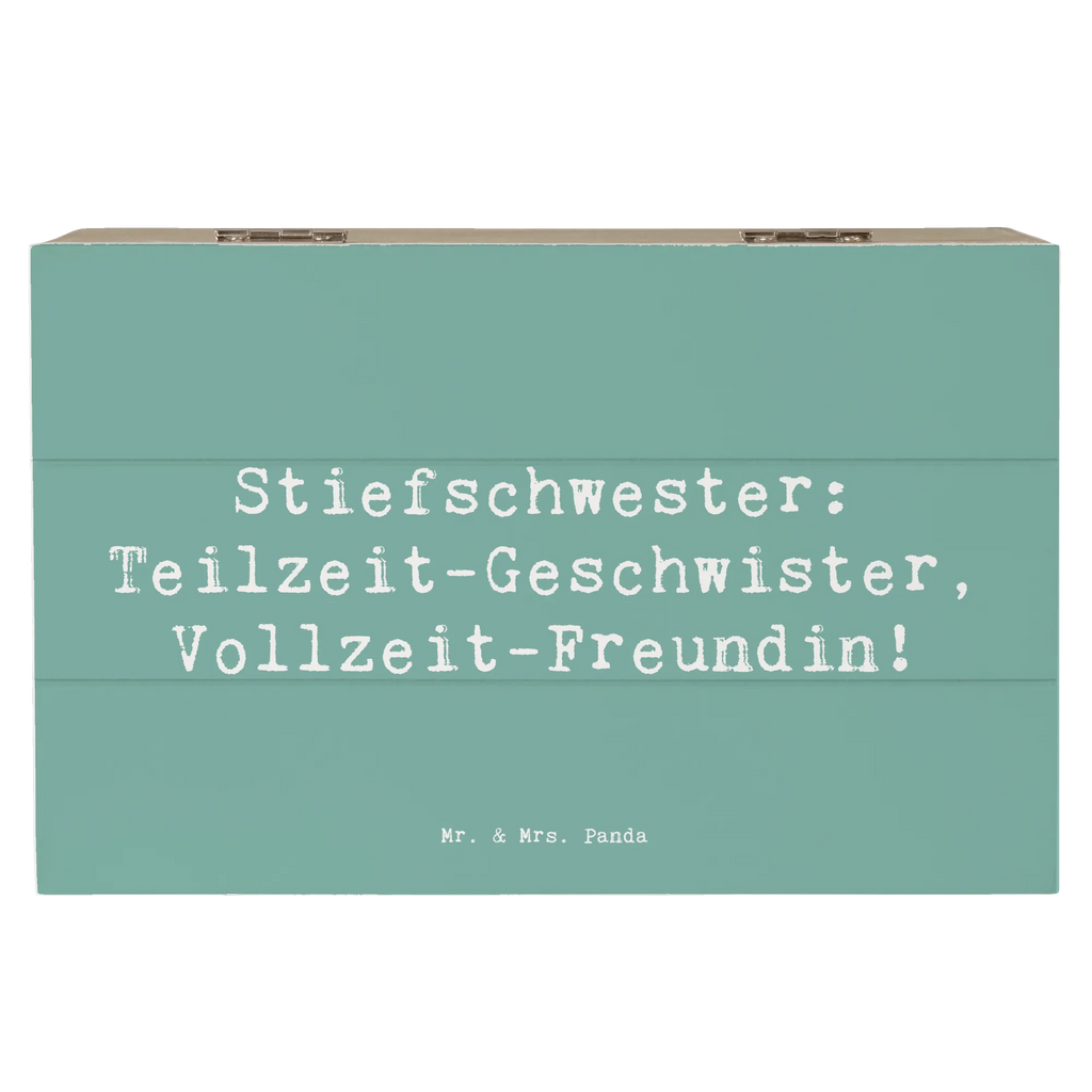 Holzkiste Spruch Stiefschwester Freundin Holzkiste, Aufbewahrungsbox, XXL, Dekokiste, Kiste, Schatulle, Erinnerungsbox, Truhe, Schatzkiste, Geschenkbox, Erinnerungskiste, Geschenkdose, Familie, Vatertag, Muttertag, Bruder, Schwester, Mama, Papa, Oma, Opa