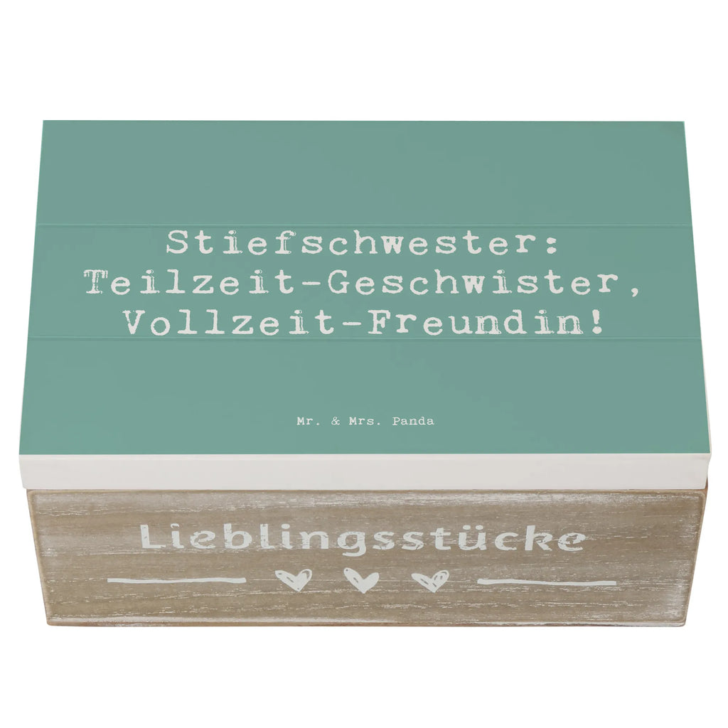 Holzkiste Spruch Stiefschwester Freundin Holzkiste, Aufbewahrungsbox, XXL, Dekokiste, Kiste, Schatulle, Erinnerungsbox, Truhe, Schatzkiste, Geschenkbox, Erinnerungskiste, Geschenkdose, Familie, Vatertag, Muttertag, Bruder, Schwester, Mama, Papa, Oma, Opa